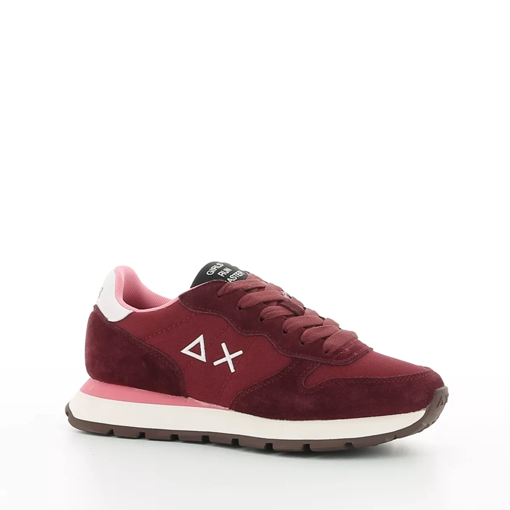 Image (1) de la chaussures Sun68 - Baskets Bordeaux en Cuir nubuck