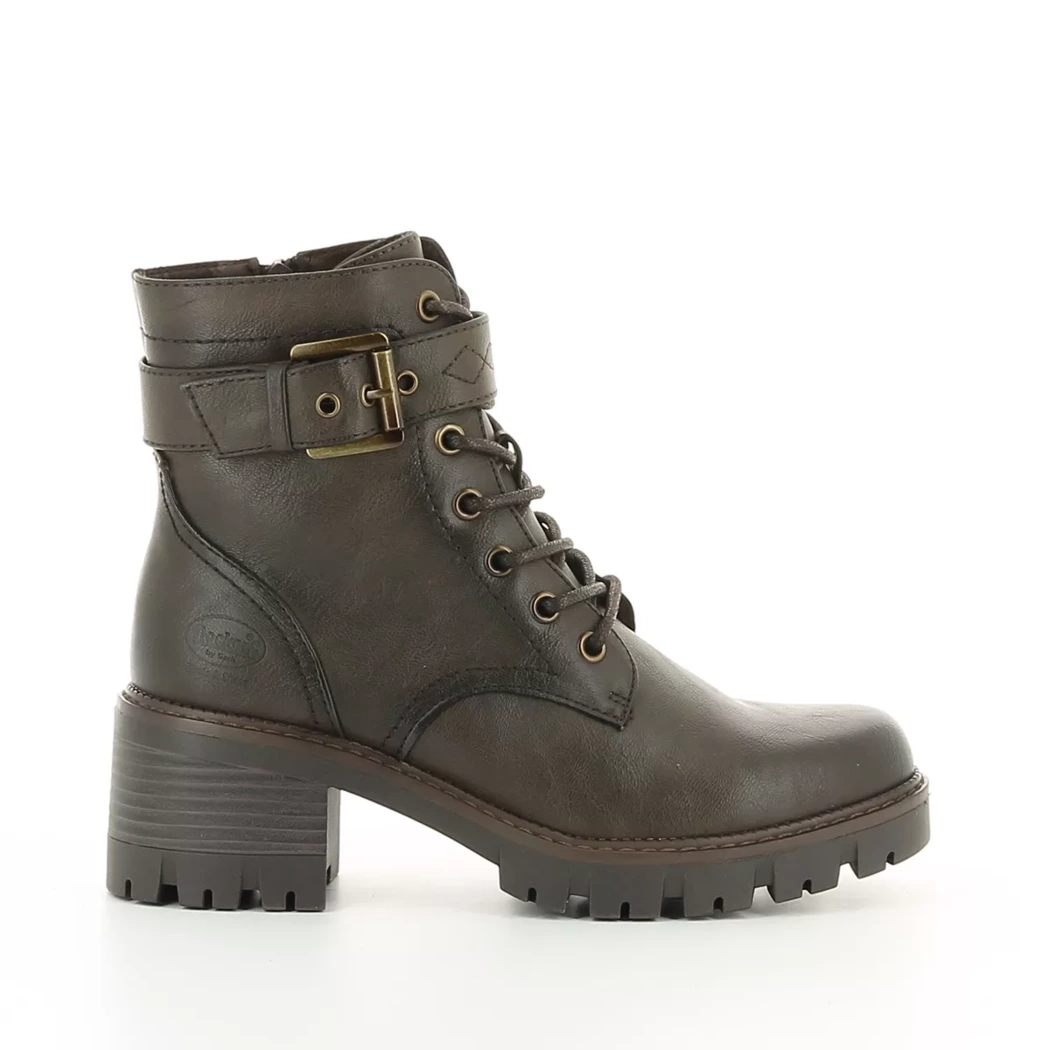 Image (2) de la chaussures Dockers - Bottines Marron en Cuir synthétique Image (2) de la chaussures Dockers - Bottines Marron en Cuir synthétique