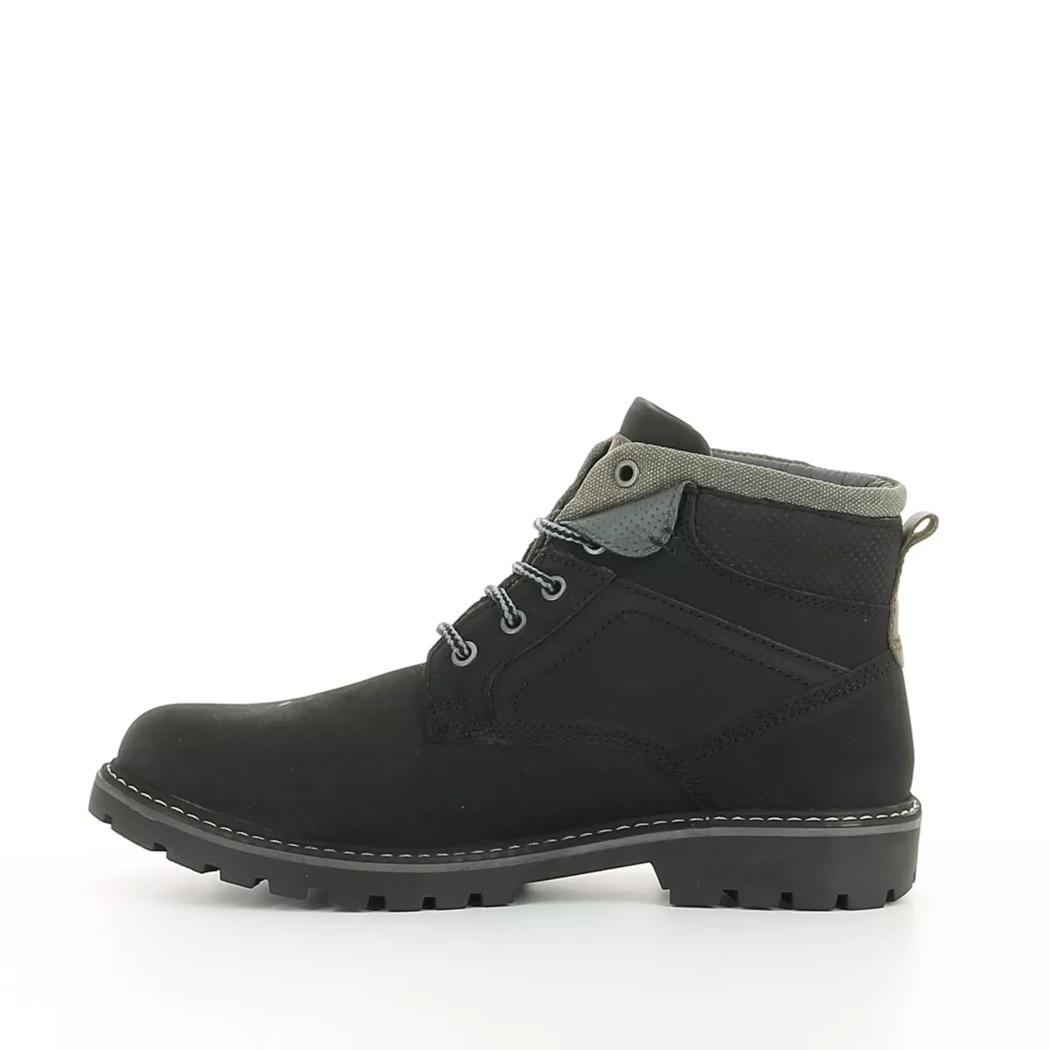 Image (4) de la chaussures Trek Stone - Bottines Noir en Cuir synthétique