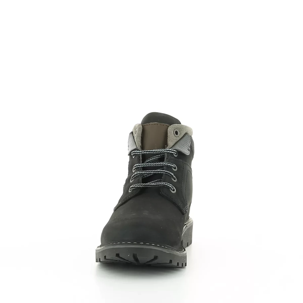 Image (5) de la chaussures Trek Stone - Bottines Noir en Cuir synthétique