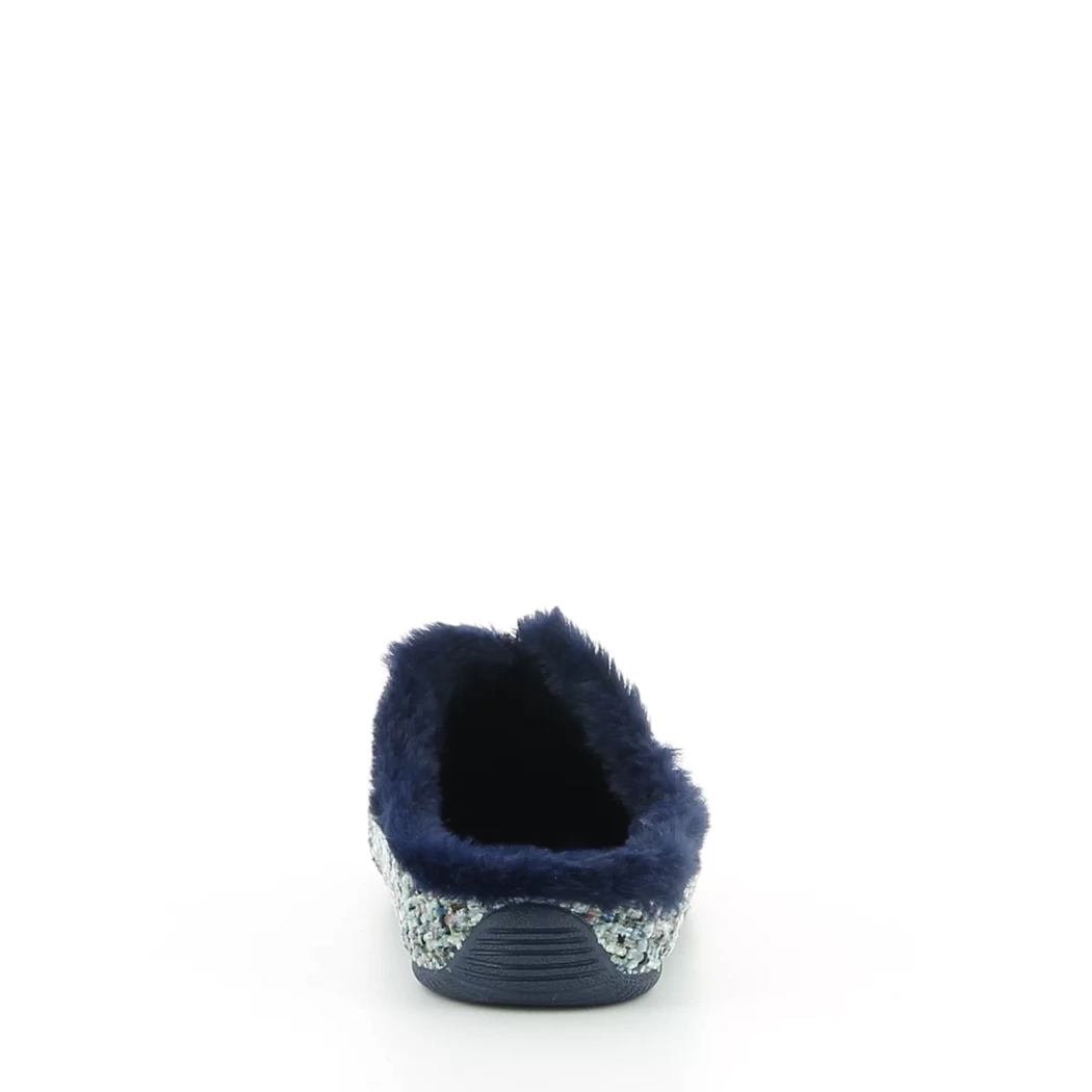 Image (3) de la chaussures Garzon - Pantoufles et Chaussons Bleu en Textile