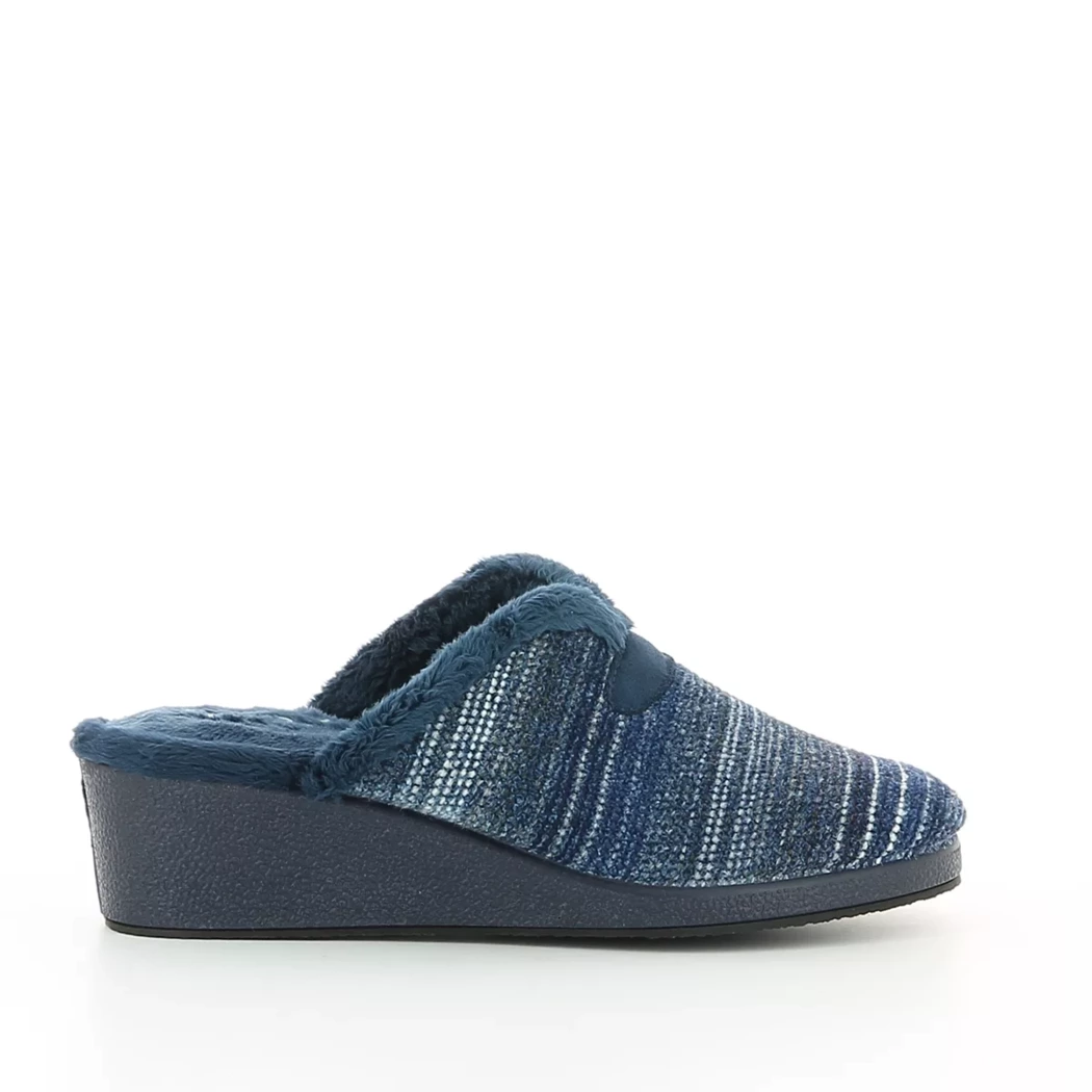Image (2) de la chaussures Garzon - Pantoufles et Chaussons Bleu en Textile