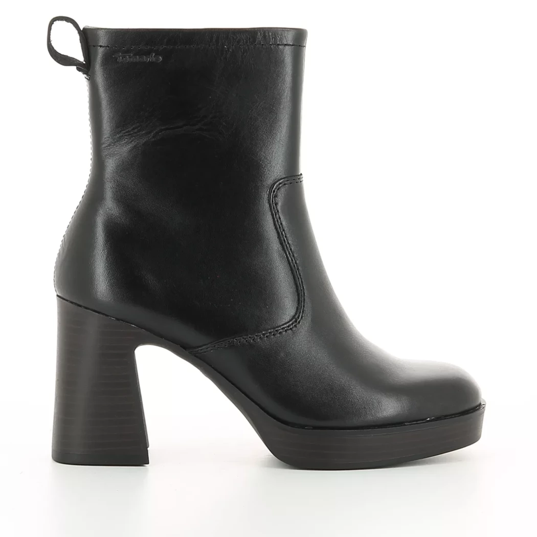 Image (2) de la chaussures Tamaris - Boots Noir en Cuir