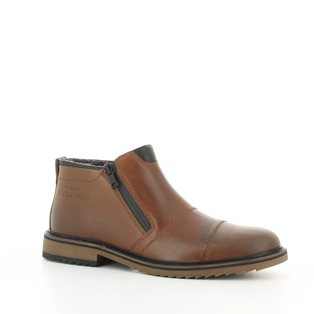 Image (1) de la chaussures Bugatti - Boots Cuir naturel / Cognac en Cuir