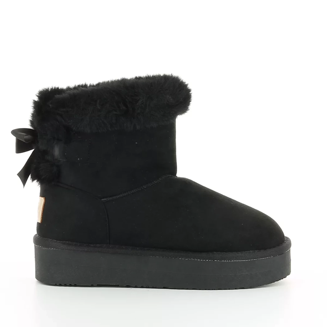 Image (2) de la chaussures B&W - Boots Noir en Cuir synthétique Image (2) de la chaussures B&W - Boots Noir en Cuir synthétique