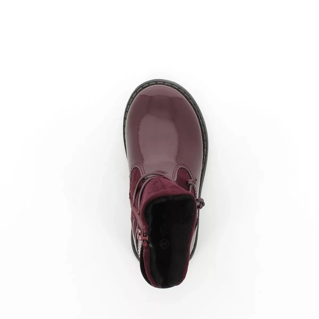 Image (6) de la chaussures Pretty Stories - Boots Bordeaux en Cuir synthétique