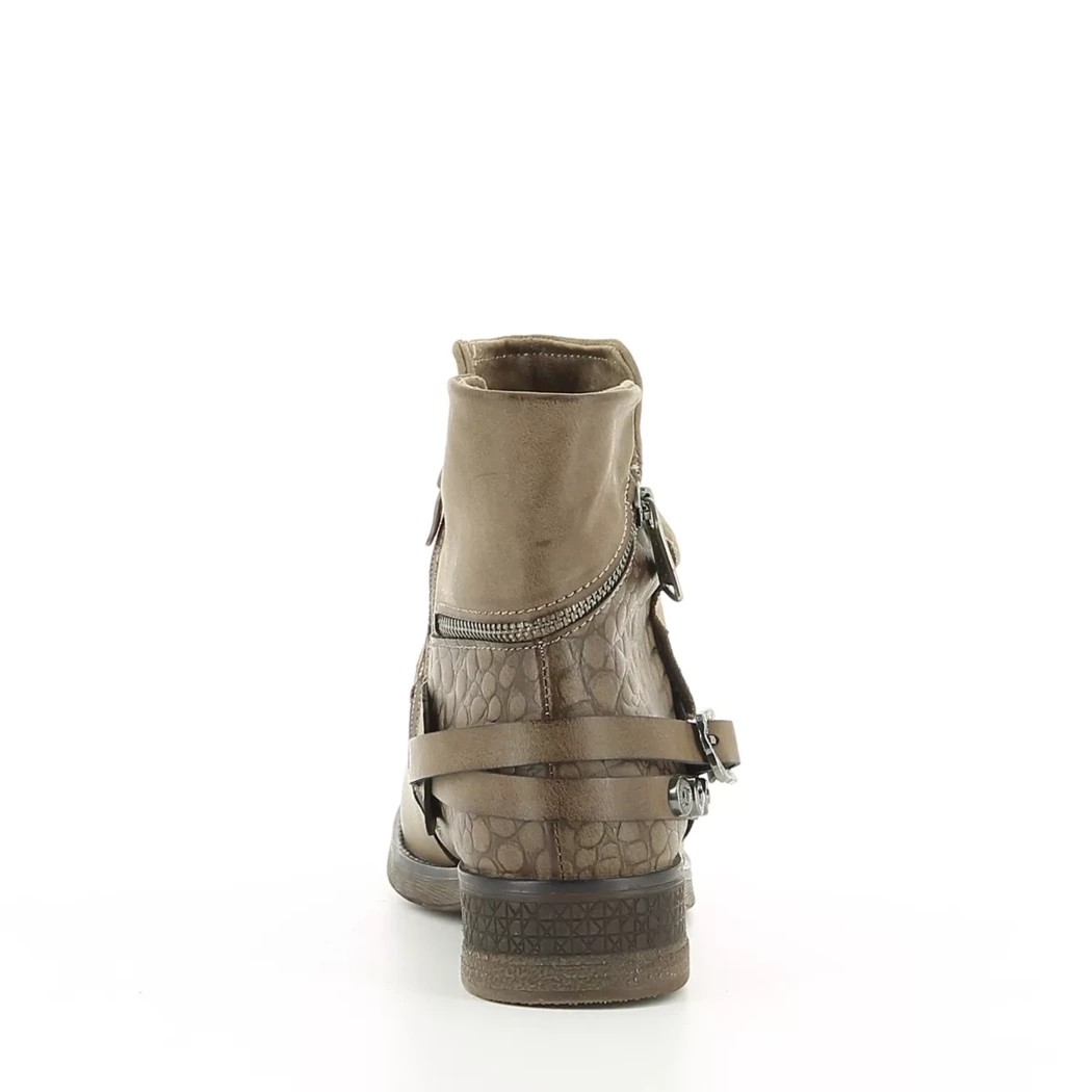 Image (3) de la chaussures Pretty Stories - Boots Taupe en Cuir synthétique