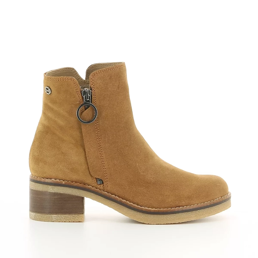Image (2) de la chaussures Porronet - Boots Cuir naturel / Cognac en Cuir synthétique