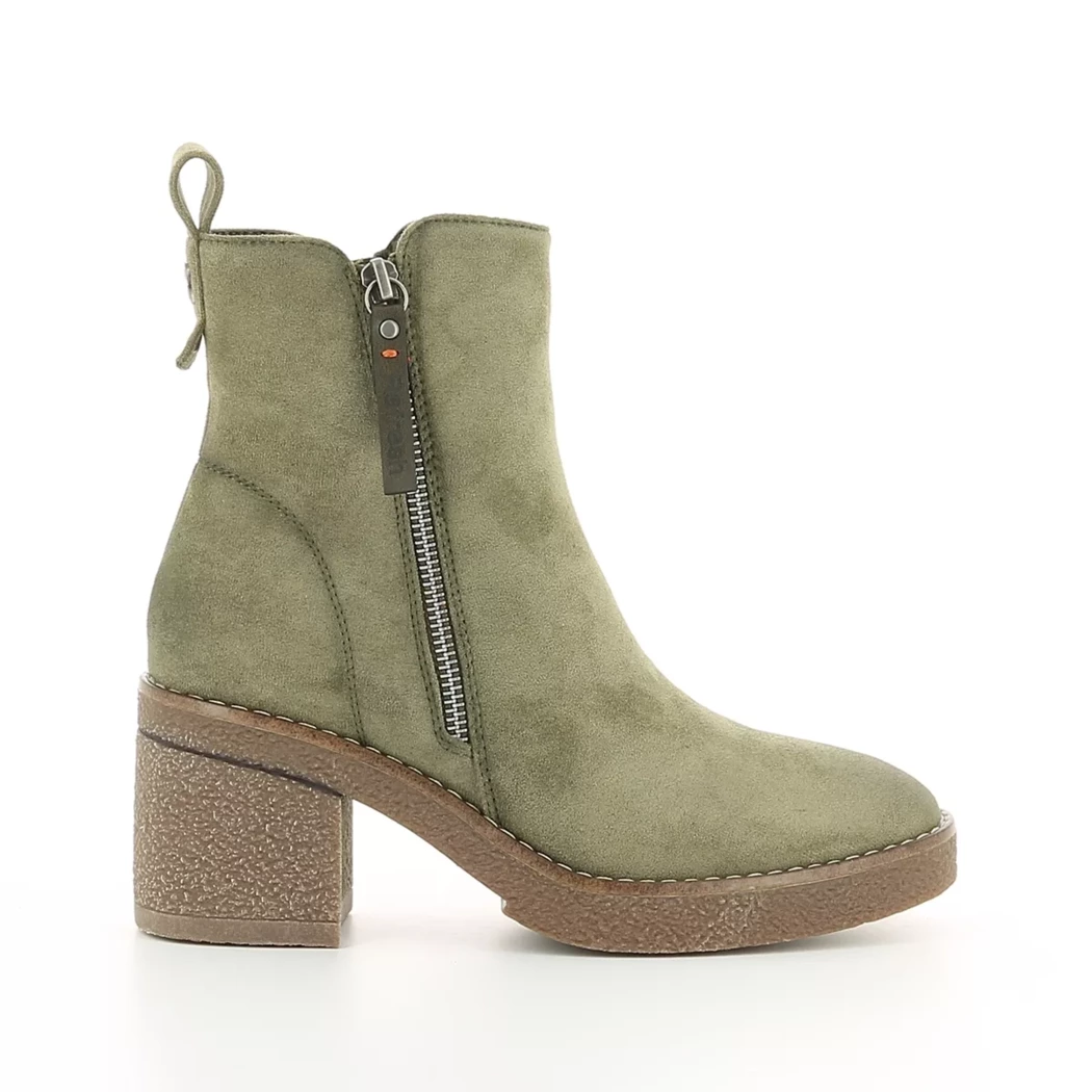Image (2) de la chaussures Refresh - Boots Vert en Cuir synthétique Image (2) de la chaussures Refresh - Boots Vert en Cuir synthétique