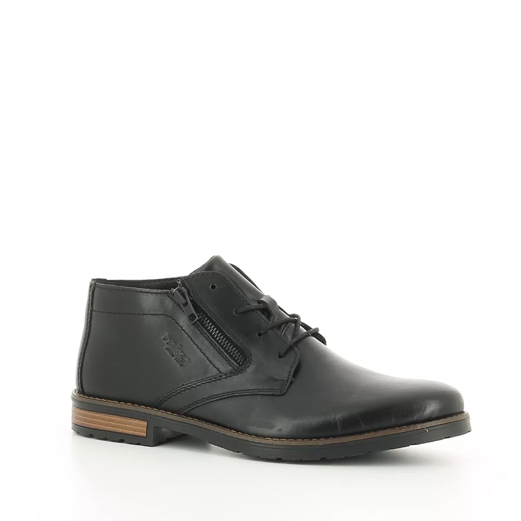 Image (1) de la chaussures Rieker - Bottines Noir en Cuir Image (1) de la chaussures Rieker - Bottines Noir en Cuir
