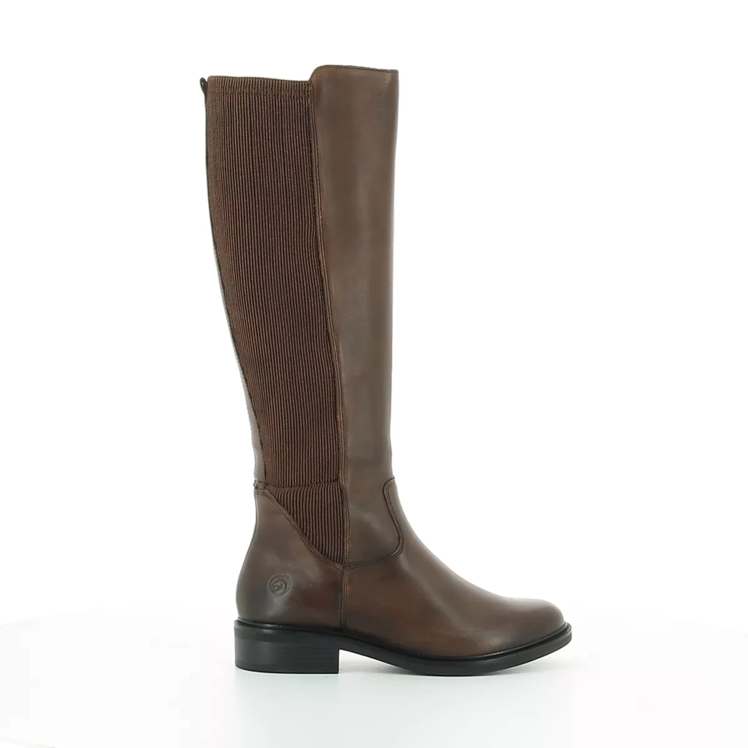 Image (2) de la chaussures Remonte - Bottes Marron en Cuir et textile