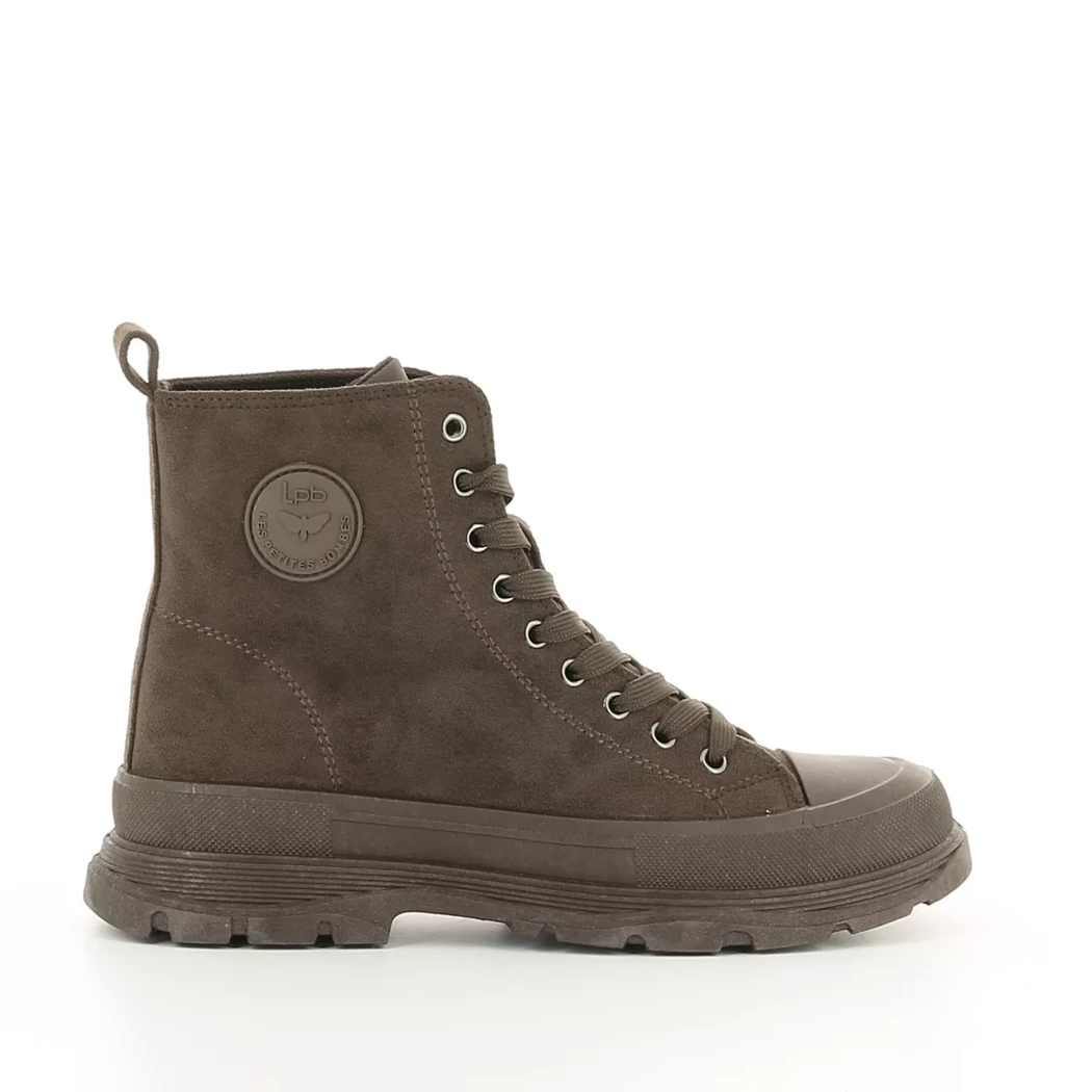 Image (2) de la chaussures Les petites bombes - Bottines Marron en Cuir synthétique