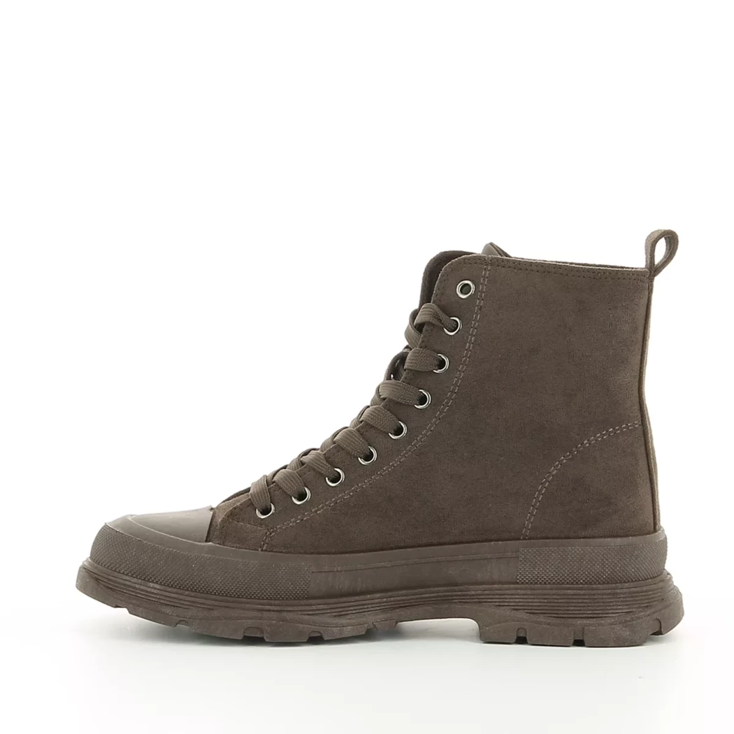 Image (4) de la chaussures Les petites bombes - Bottines Marron en Cuir synthétique