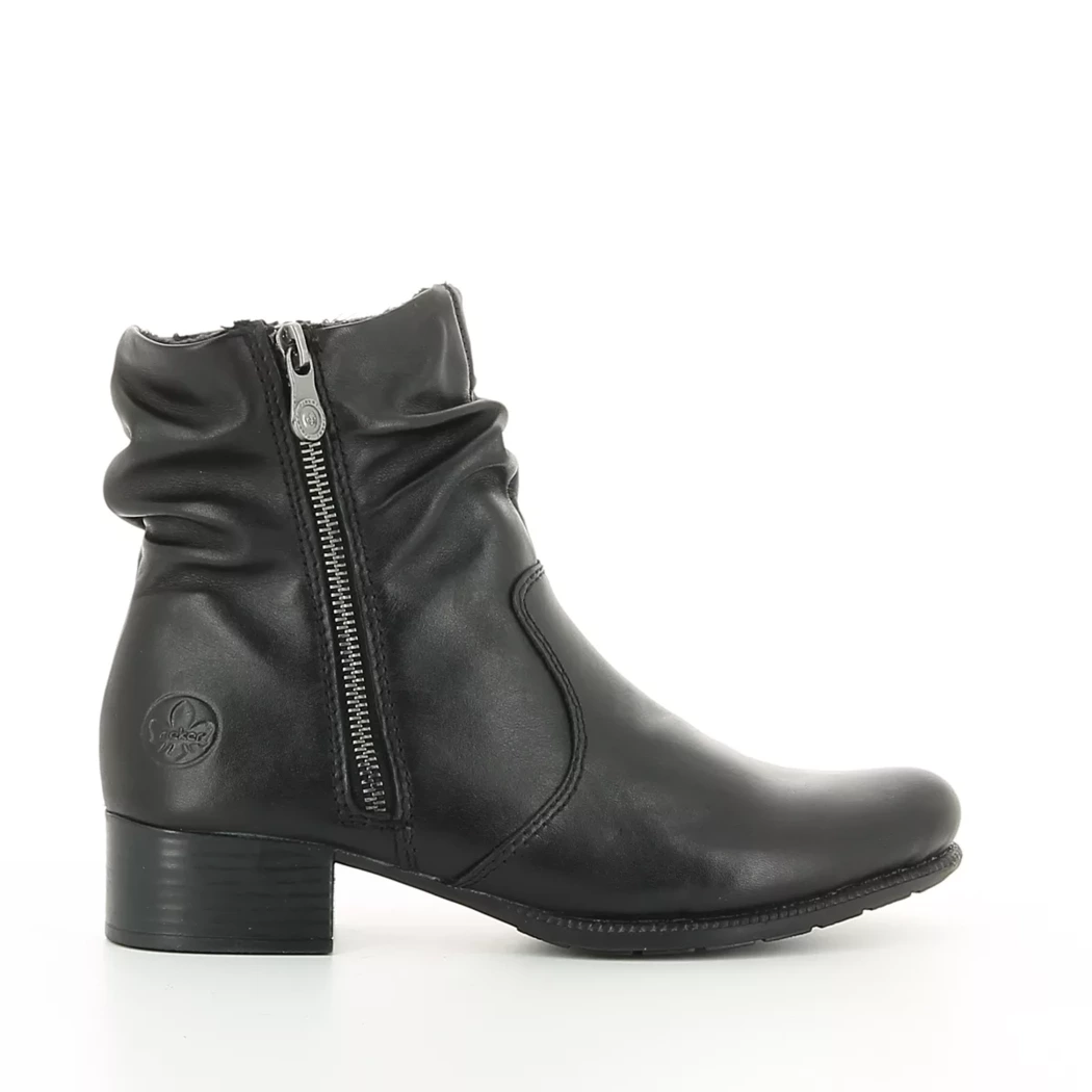 Image (2) de la chaussures Rieker - Boots Noir en Cuir