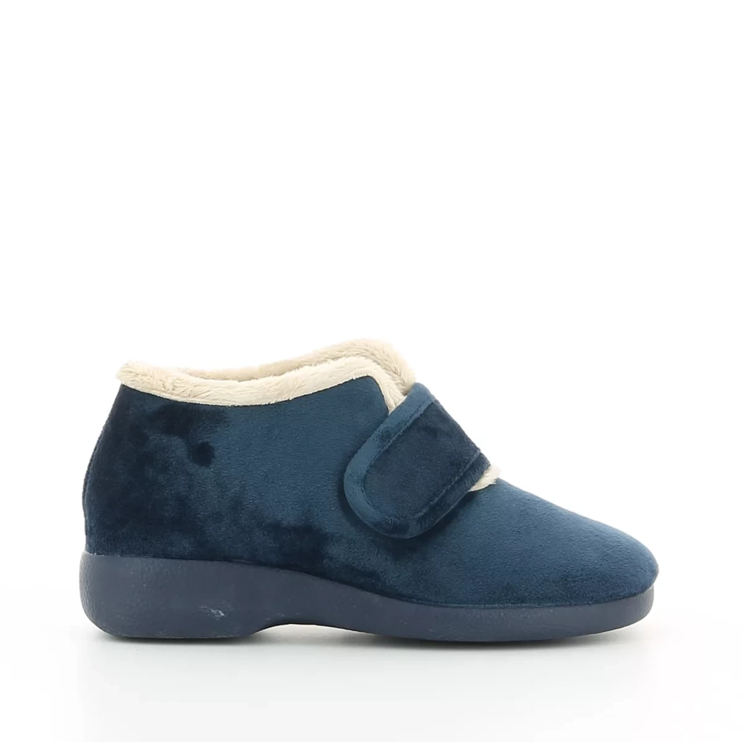 Image (2) de la chaussures Garzon - Pantoufles et Chaussons Bleu en Textile