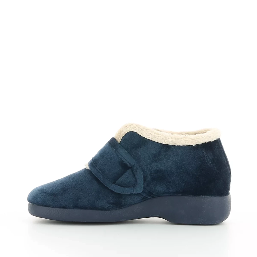 Image (4) de la chaussures Garzon - Pantoufles et Chaussons Bleu en Textile