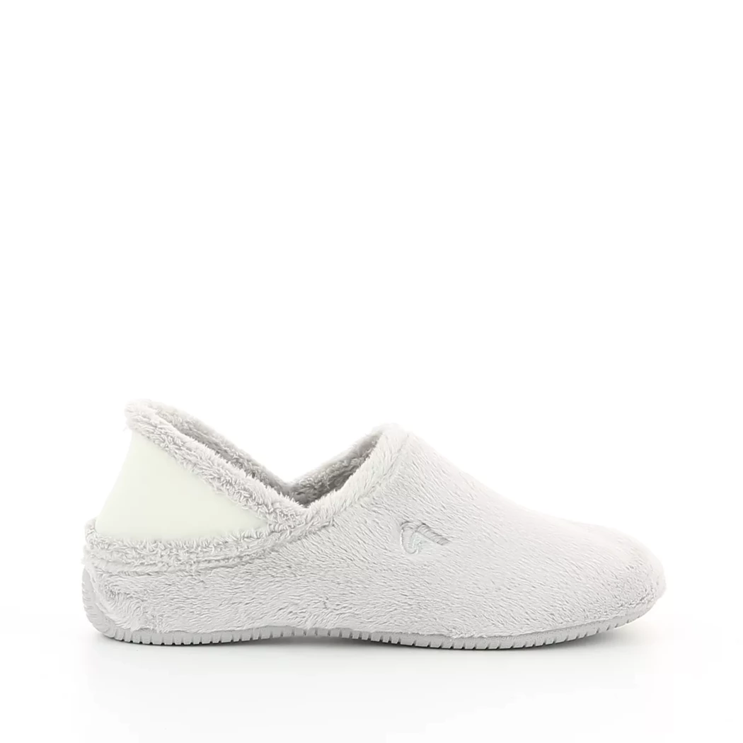 Image (2) de la chaussures Garzon - Pantoufles et Chaussons Gris en Textile