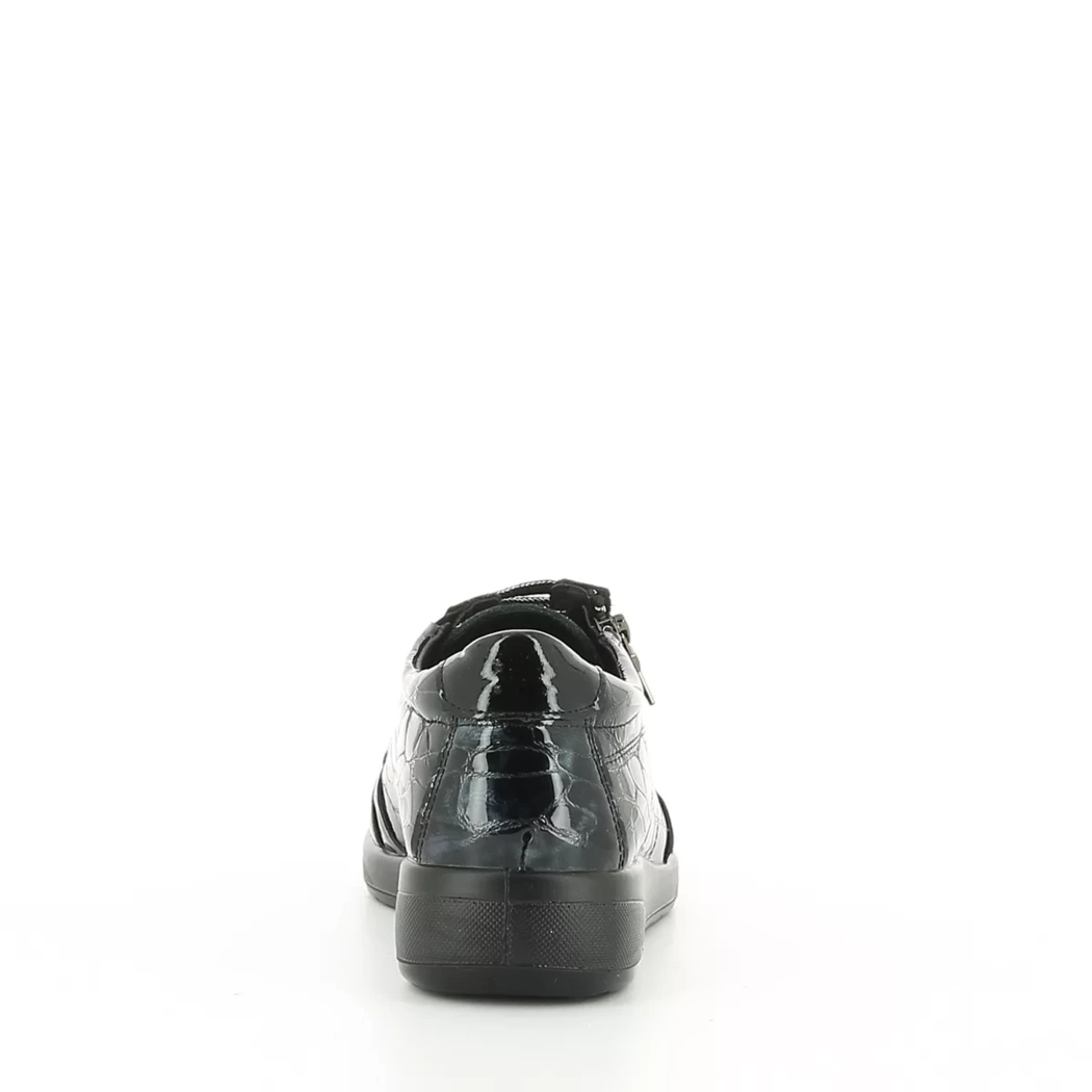 Image (3) de la chaussures Desir de Fuite - Baskets Bleu en Cuir vernis