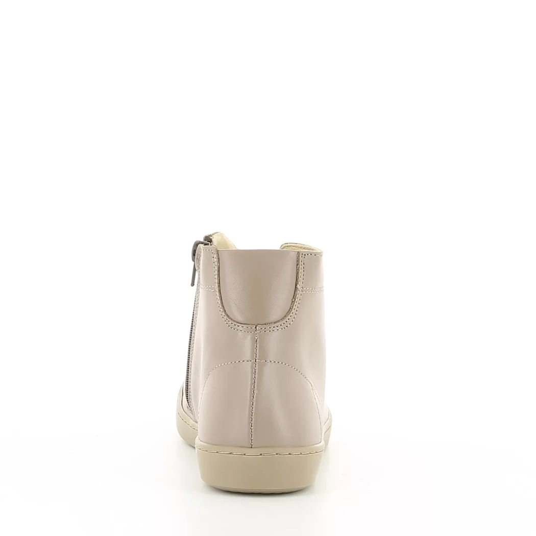 Image (3) de la chaussures Diabolo Studio - Bottines Beige en Cuir
