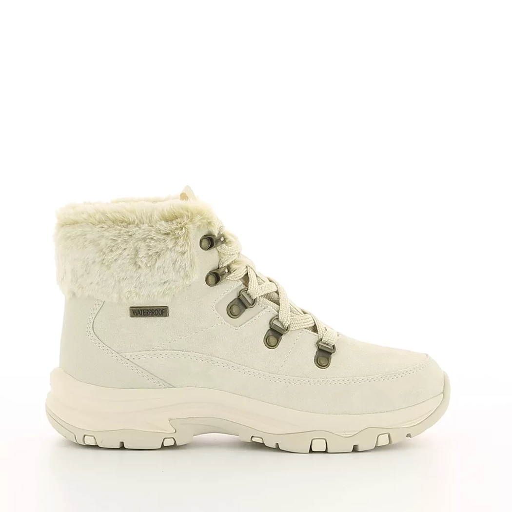 Image (2) de la chaussures Skechers - Bottines Beige en Cuir nubuck