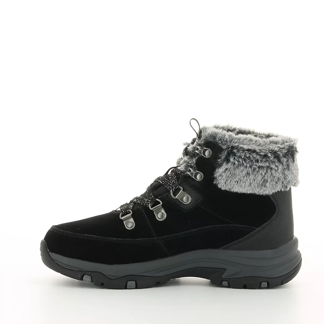 Image (4) de la chaussures Skechers - Bottines Noir en Cuir nubuck Image (4) de la chaussures Skechers - Bottines Noir en Cuir nubuck