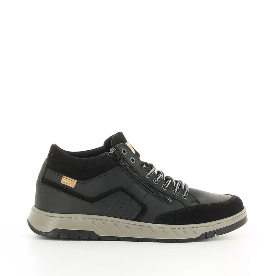 Image (2) de la chaussures Soft Land - Bottines Noir en Cuir Image (2) de la chaussures Soft Land - Bottines Noir en Cuir