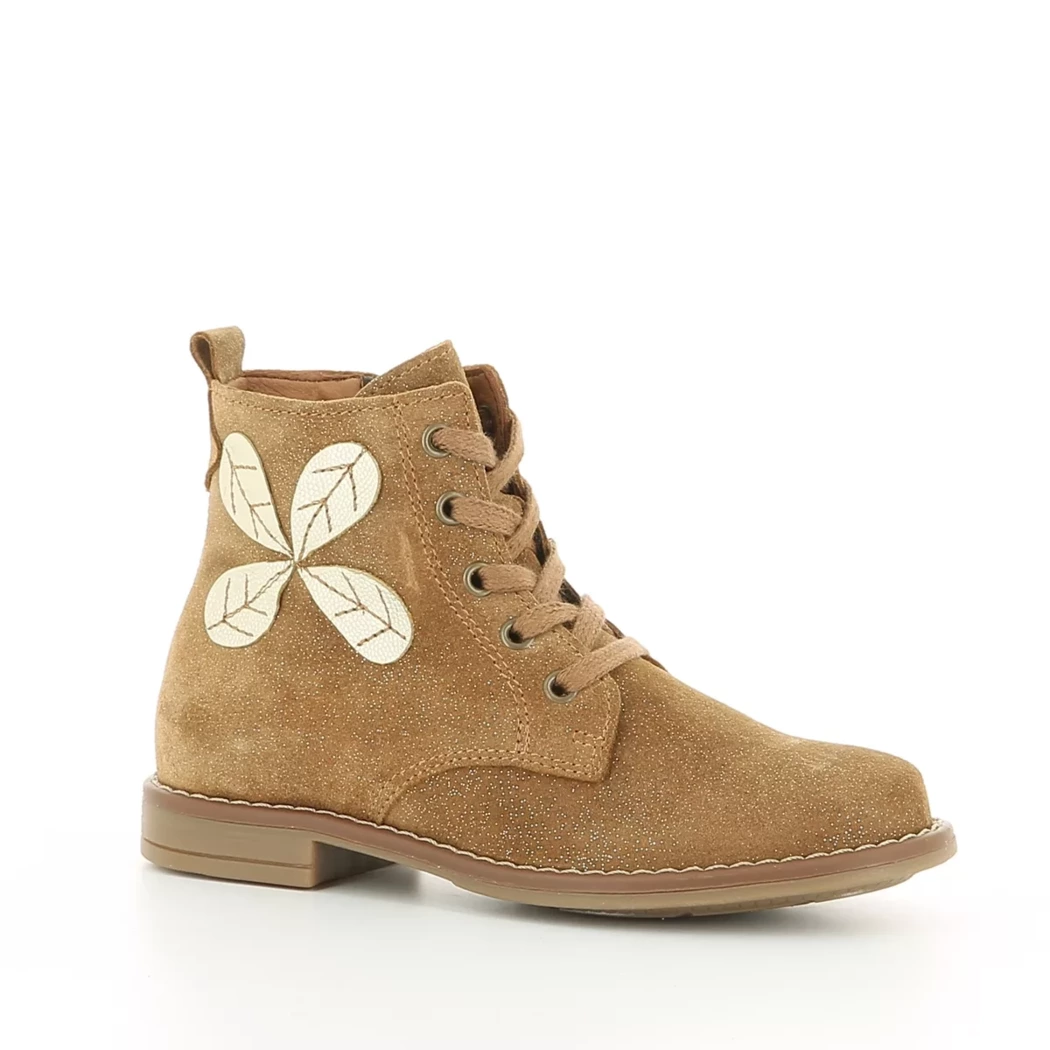 Image (1) de la chaussures Diabolo Studio - Bottines Cuir naturel / Cognac en Cuir nubuck