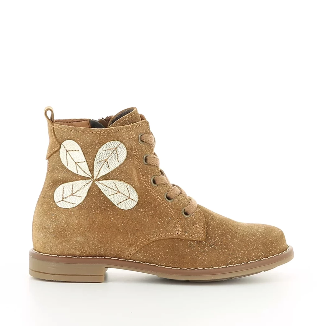 Image (2) de la chaussures Diabolo Studio - Bottines Cuir naturel / Cognac en Cuir nubuck
