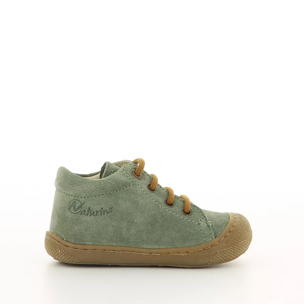 Image (2) de la chaussures Naturino - Bottines Vert en Cuir nubuck Image (2) de la chaussures Naturino - Bottines Vert en Cuir nubuck