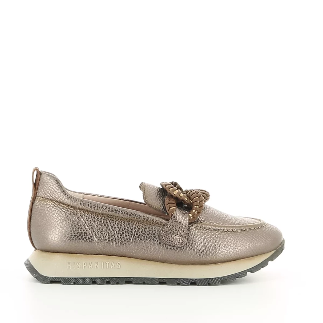 Image (2) de la chaussures Hispanitas - Mocassins Taupe en Cuir Image (2) de la chaussures Hispanitas - Mocassins Taupe en Cuir