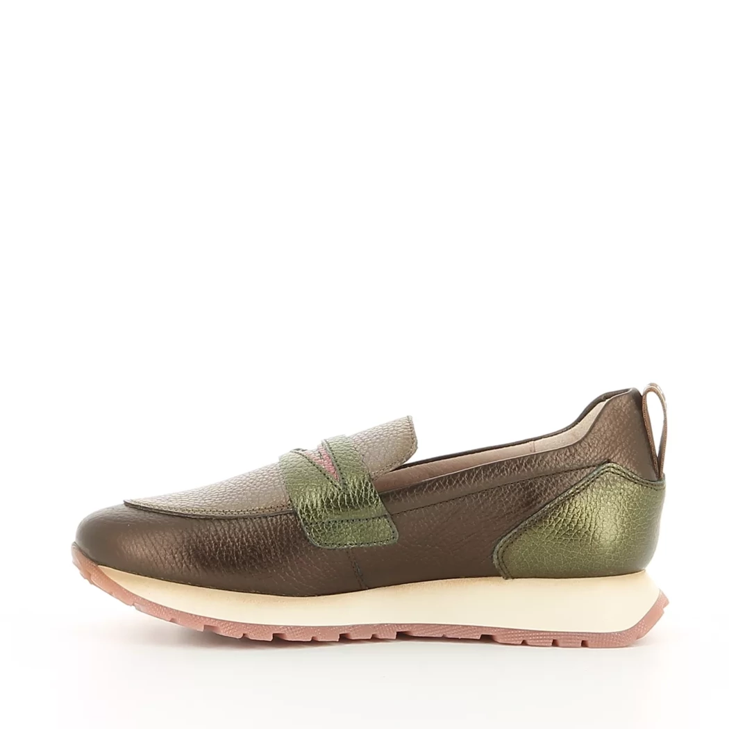 Image (4) de la chaussures Hispanitas - Mocassins Or / Bronze / Platine en Cuir