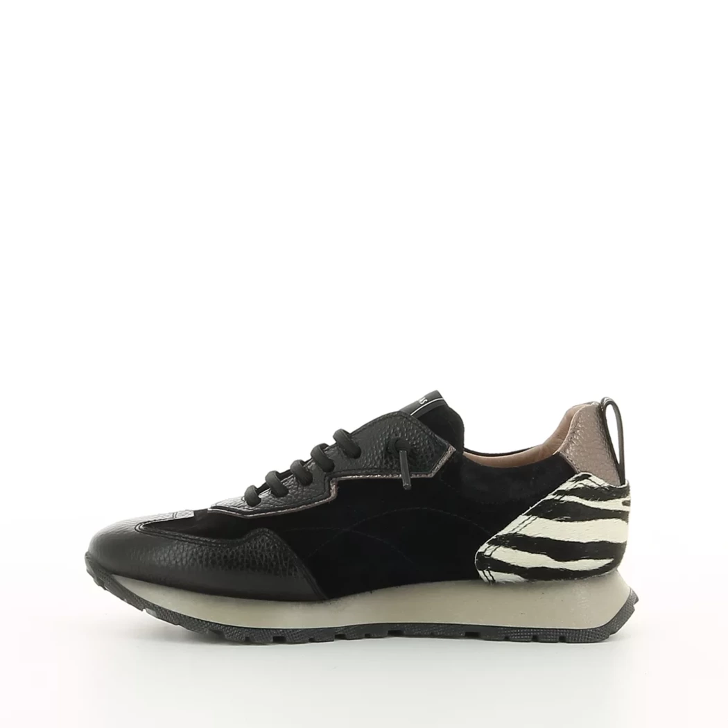 Image (4) de la chaussures Hispanitas - Baskets Noir en Cuir Image (4) de la chaussures Hispanitas - Baskets Noir en Cuir
