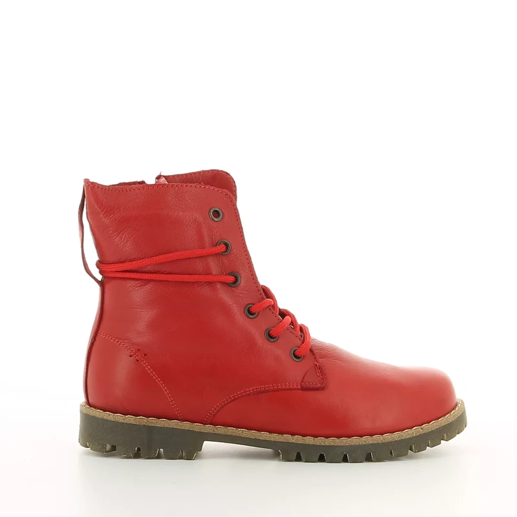 Image (2) de la chaussures Andrea Conti - Bottines Rouge en Cuir Image (2) de la chaussures Andrea Conti - Bottines Rouge en Cuir