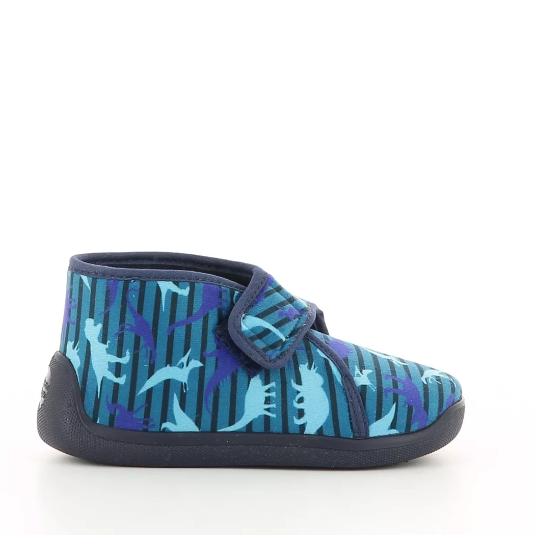 Image (2) de la chaussures Bossi - Pantoufles et Chaussons Bleu en Textile