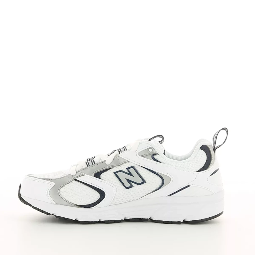 Image (4) de la chaussures New Balance - Baskets Blanc en Cuir synthétique