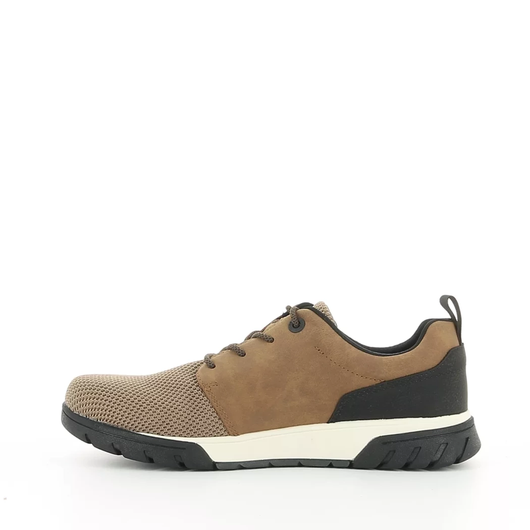 Image (4) de la chaussures Bugatti - Baskets Cuir naturel / Cognac en Textile