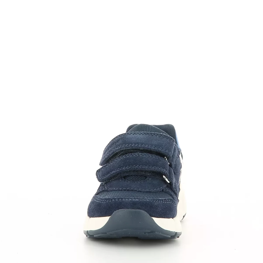 Image (5) de la chaussures Geox - Baskets Bleu en Cuir nubuck