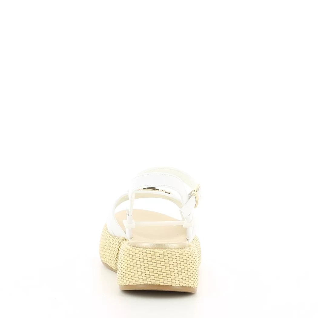 Image (3) de la chaussures Tommy Hilfiger - Sandales et Nu-Pieds Blanc en Cuir synthétique