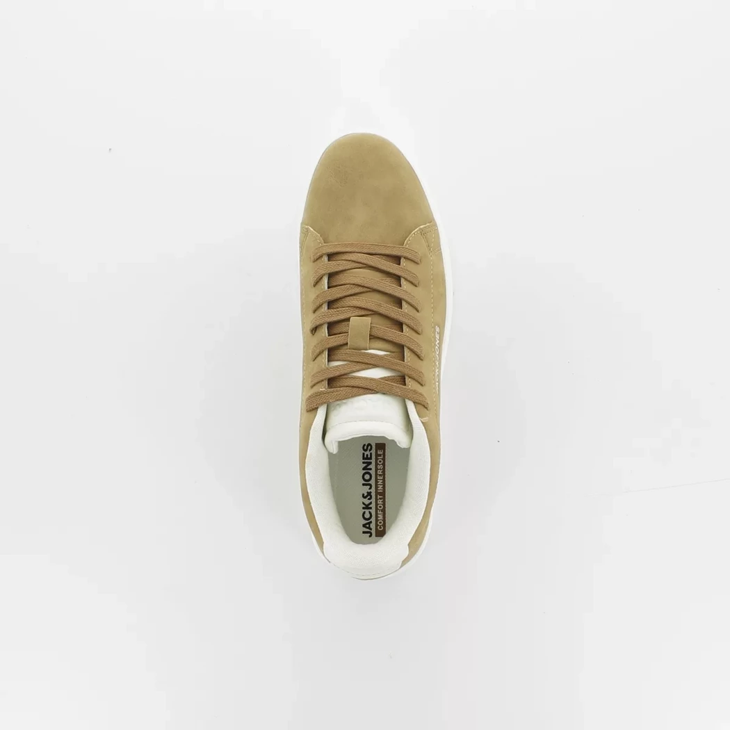 Image (6) de la chaussures Jack & Jones - Baskets Beige en Cuir synthétique