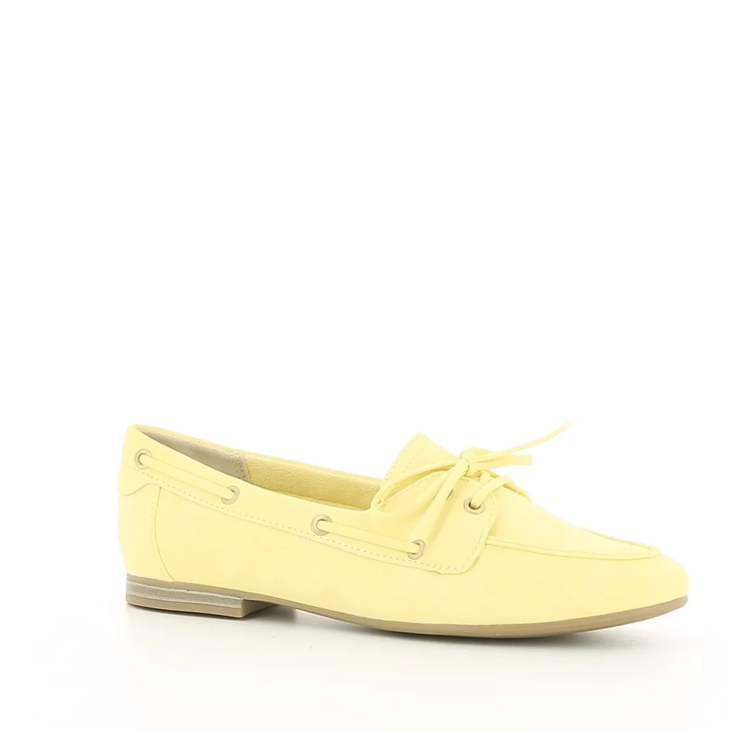Image (1) de la chaussures Marco Tozzi - Mocassins Jaune en Cuir synthétique