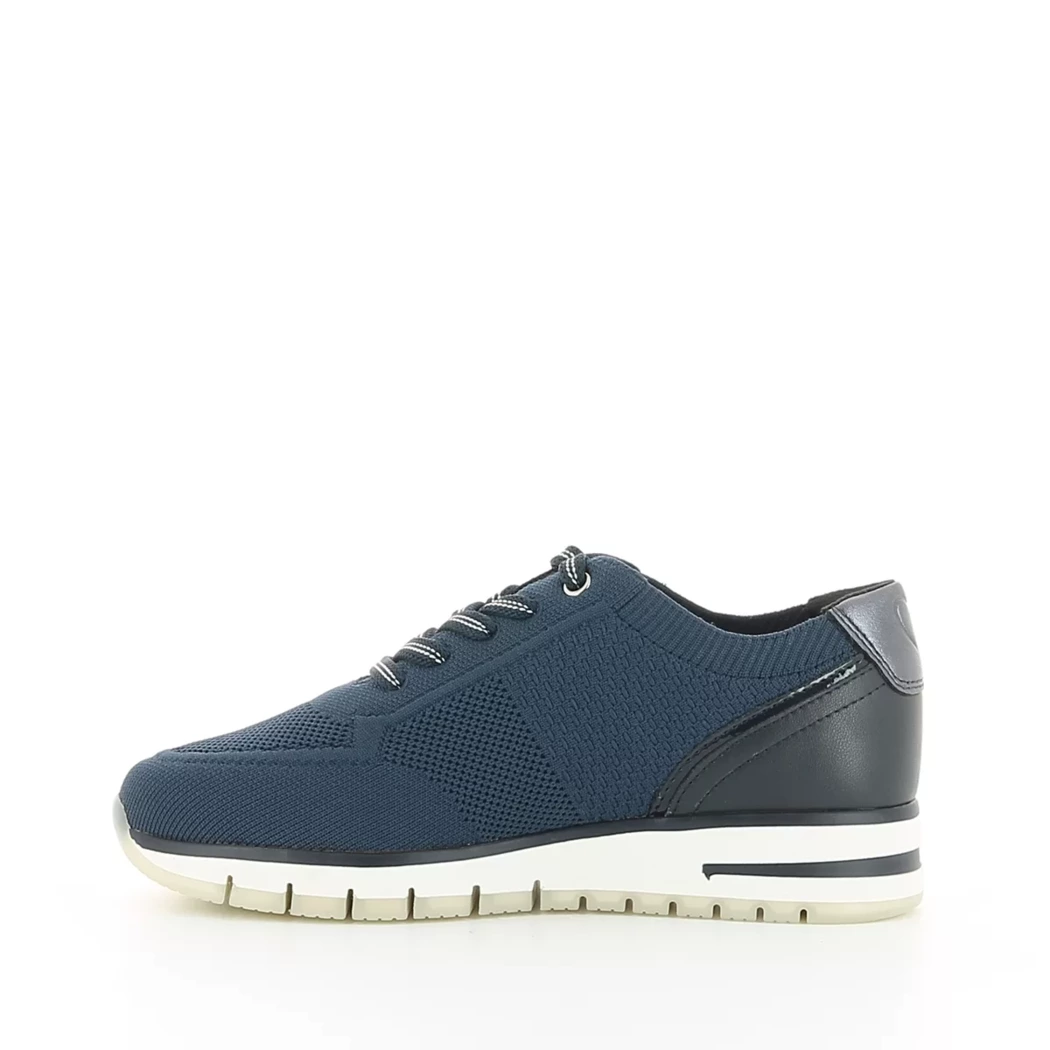 Image (4) de la chaussures Marco Tozzi - Baskets Bleu en Textile