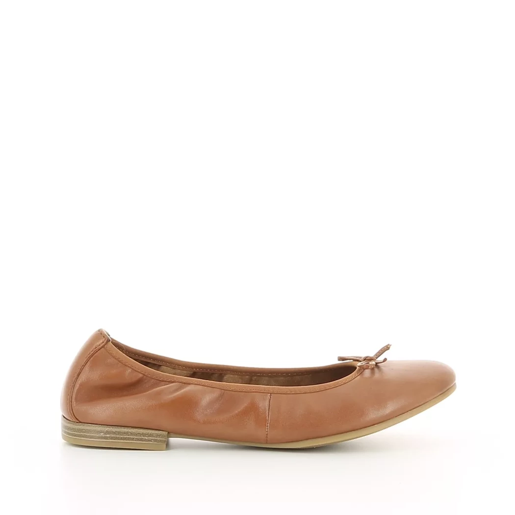 Image (2) de la chaussures Tamaris - Ballerines Cuir naturel / Cognac en Cuir
