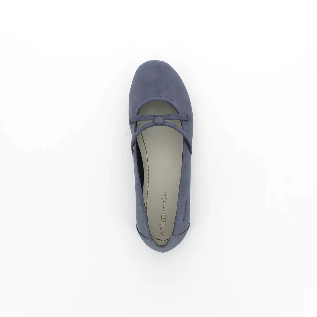 Image (6) de la chaussures Tamaris - Ballerines Bleu en Cuir synthétique