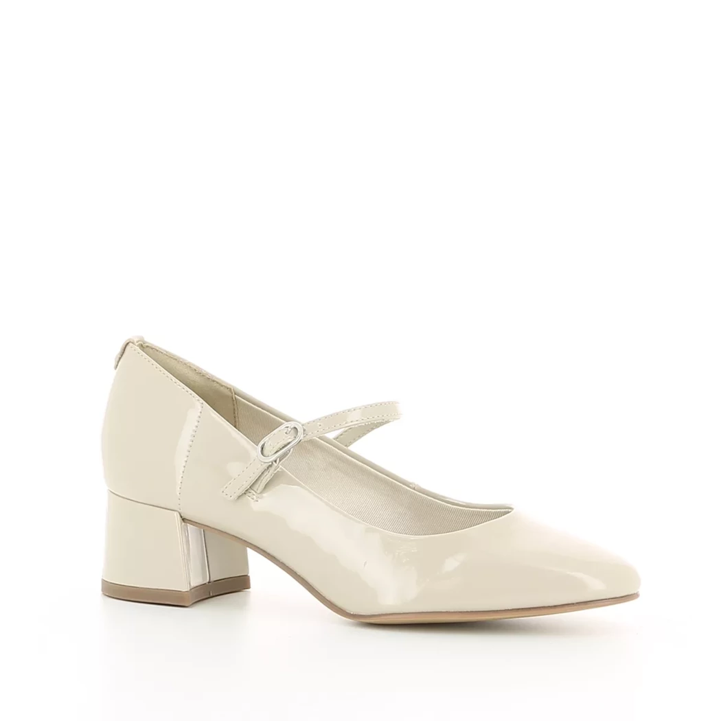 Image (1) de la chaussures Tamaris - Escarpins Beige en Cuir vernis