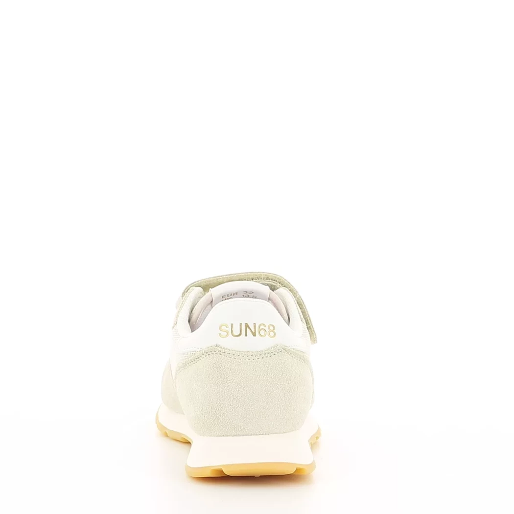 Image (3) de la chaussures Sun68 - Baskets Beige en Cuir nubuck