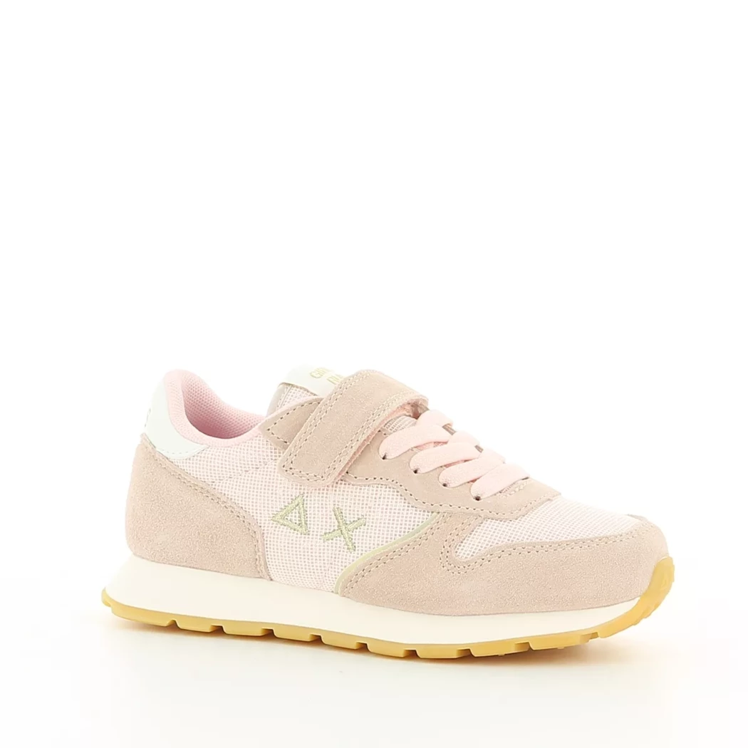 Image (1) de la chaussures Sun68 - Baskets Rose en Cuir nubuck