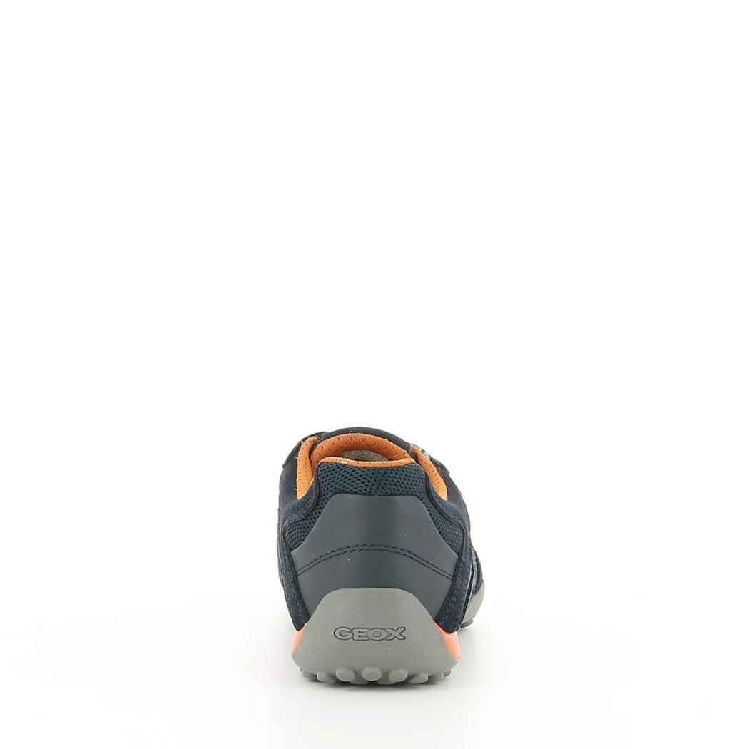 Image (3) de la chaussures Geox - Baskets Bleu en Cuir nubuck