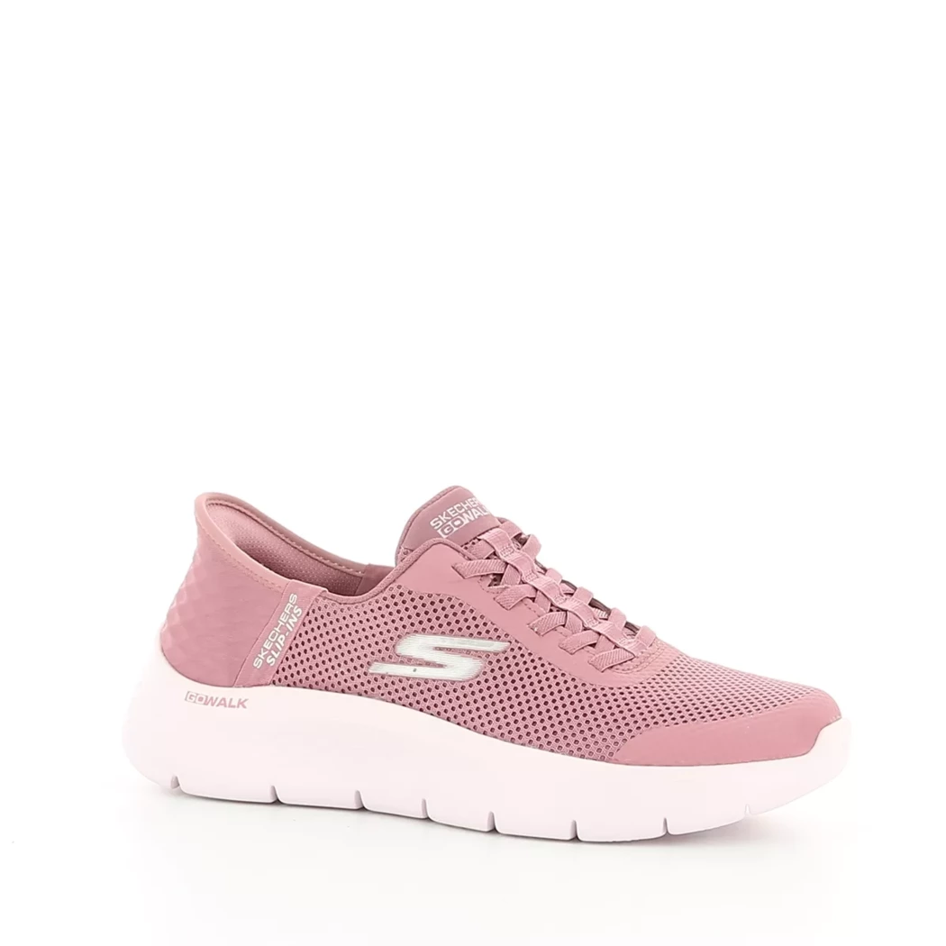 Image (1) de la chaussures Skechers - Baskets Rose en Textile
