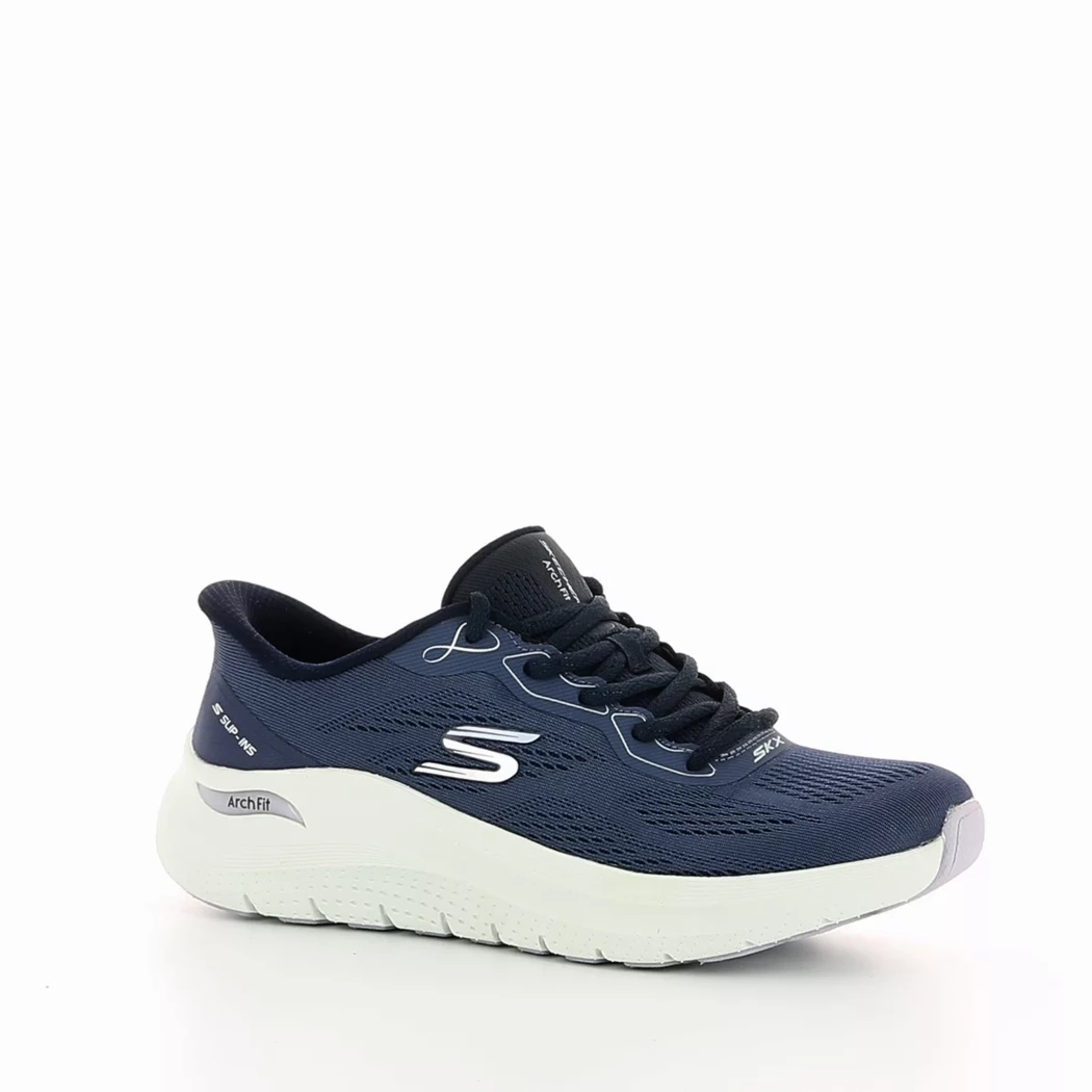 Image (1) de la chaussures Skechers - Baskets Bleu en Textile
