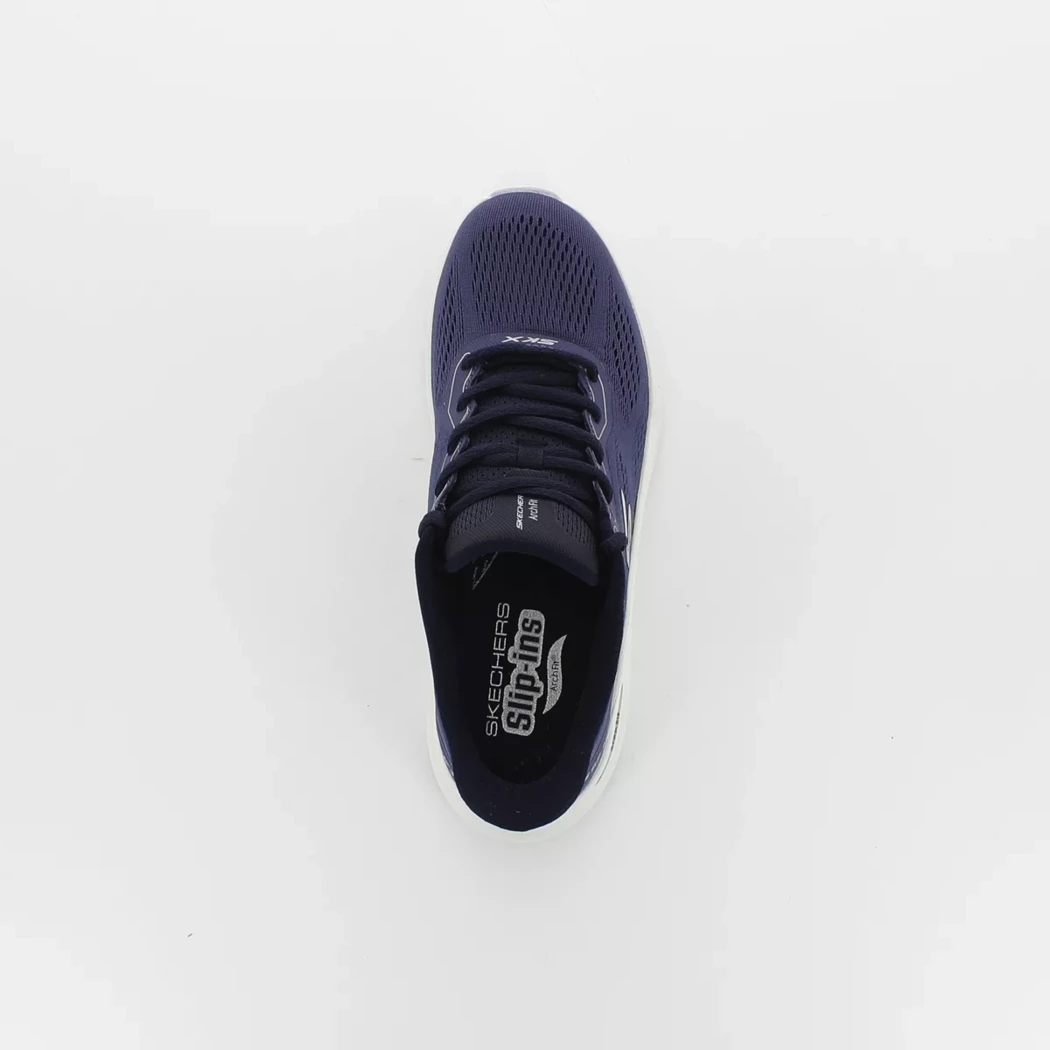 Image (6) de la chaussures Skechers - Baskets Bleu en Textile